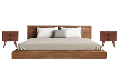 Recamara Cajon Qz Completa Con 2 Buros Y Cabecera